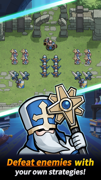 C'mon Knights: Battle Simulato - Gameplay image of android game