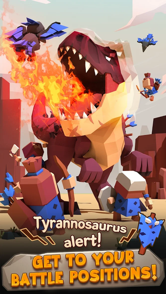 Dino Clash: Tribal War - Image screenshot of android app