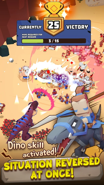 Dino Clash: Tribal War - Image screenshot of android app