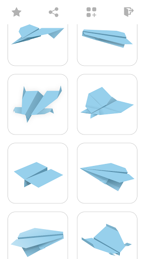 Origami Flying Paper Airplanes - Image screenshot of android app