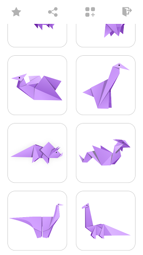 Origami Dinosaurs And Dragons - Image screenshot of android app