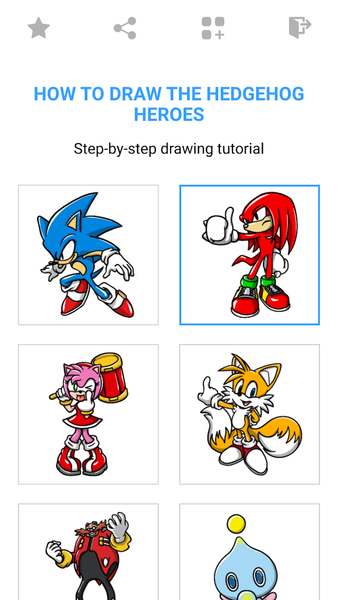 How To Draw the Blue Hedgehog - عکس برنامه موبایلی اندروید