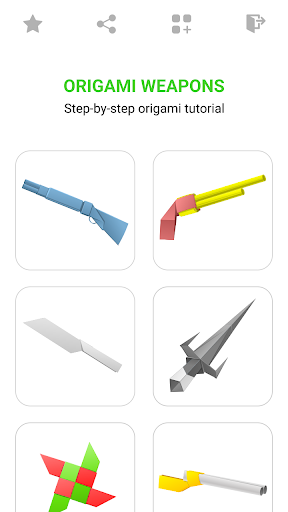 Origami Weapon Guides - Image screenshot of android app