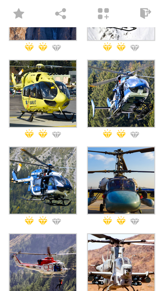 Helicopter Mosaic Puzzles - عکس بازی موبایلی اندروید