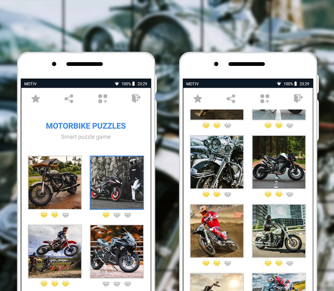 Jigsaw Motorcycle Puzzles - عکس بازی موبایلی اندروید