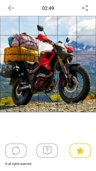 Jigsaw Motorcycle Puzzles - عکس بازی موبایلی اندروید