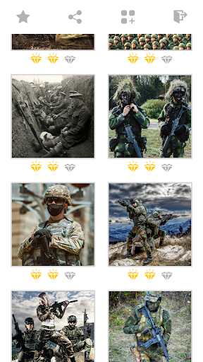 Warrior & soldier puzzles - عکس برنامه موبایلی اندروید