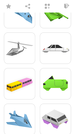 Origami Vehicles From Paper - Image screenshot of android app