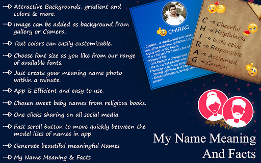 Name Meaning - Name Fact - عکس برنامه موبایلی اندروید