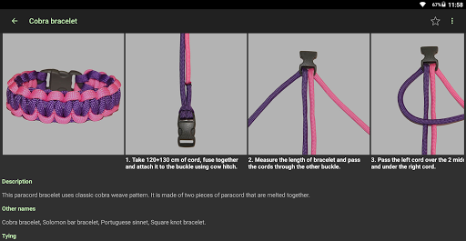 Useful Paracord Knots - عکس برنامه موبایلی اندروید