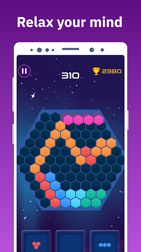 HexaBlok: Mind game for adults - Image screenshot of android app