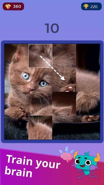 Mind games, puzzle games - Gameplay image of android game