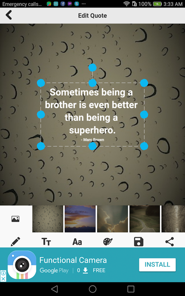 Brother Quotes - Image screenshot of android app