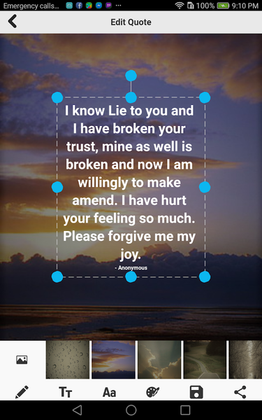 Forgive Me Quotes - عکس برنامه موبایلی اندروید