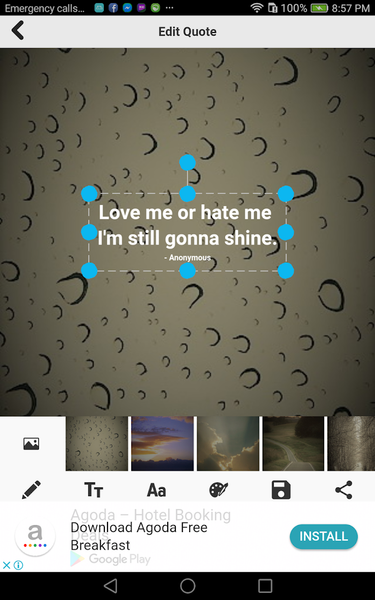 Jealousy Quotes - Image screenshot of android app