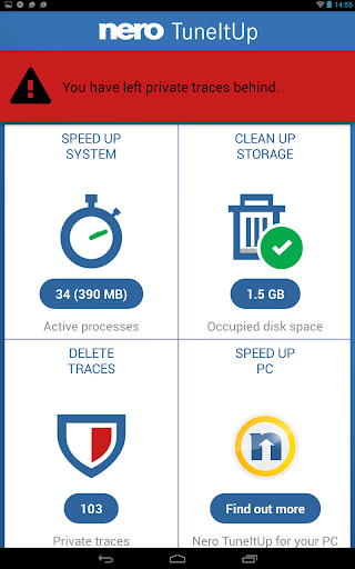 Nero TuneItUp | Boost & Clean - عکس برنامه موبایلی اندروید