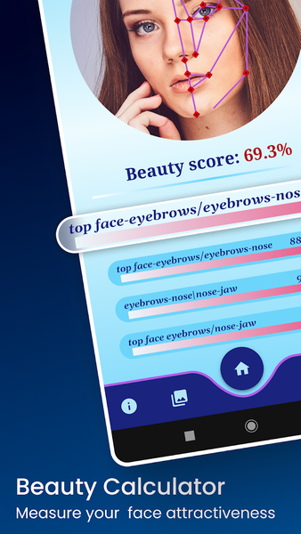 Beauty Calculator Pretty Scale - Image screenshot of android app