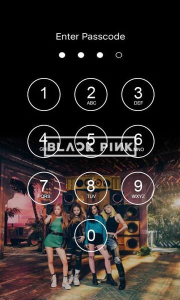 Black Pink Lock Screen - عکس برنامه موبایلی اندروید