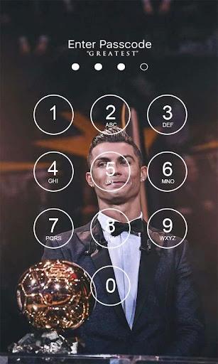 Cristiano Ronaldo Lock Screen - عکس برنامه موبایلی اندروید