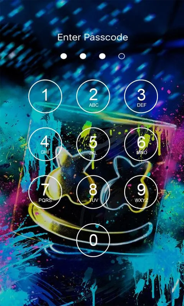 Marshmello Lock Screen - عکس برنامه موبایلی اندروید