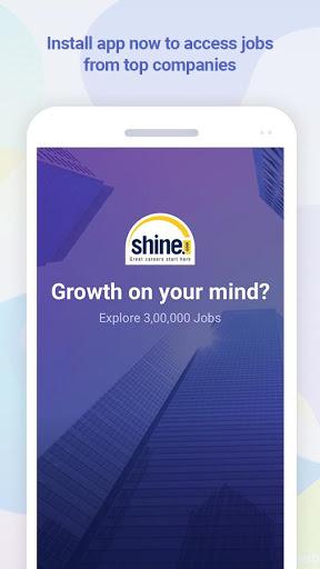 Shine.com Job Search App - Image screenshot of android app