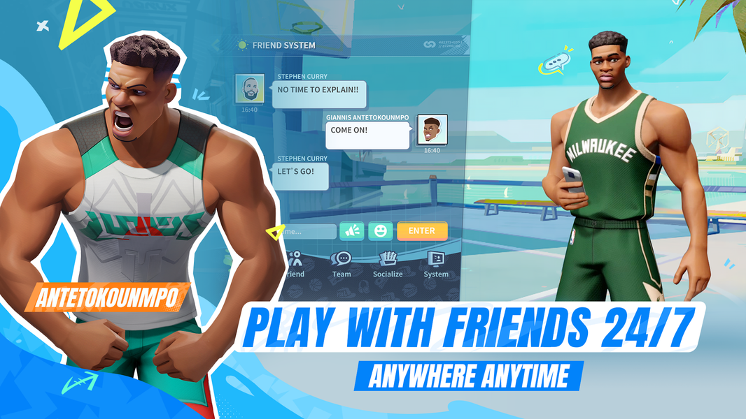 Dunk City Dynasty - Gameplay image of android game