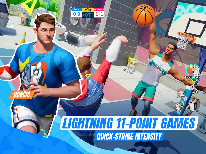 Dunk City Dynasty - Gameplay image of android game