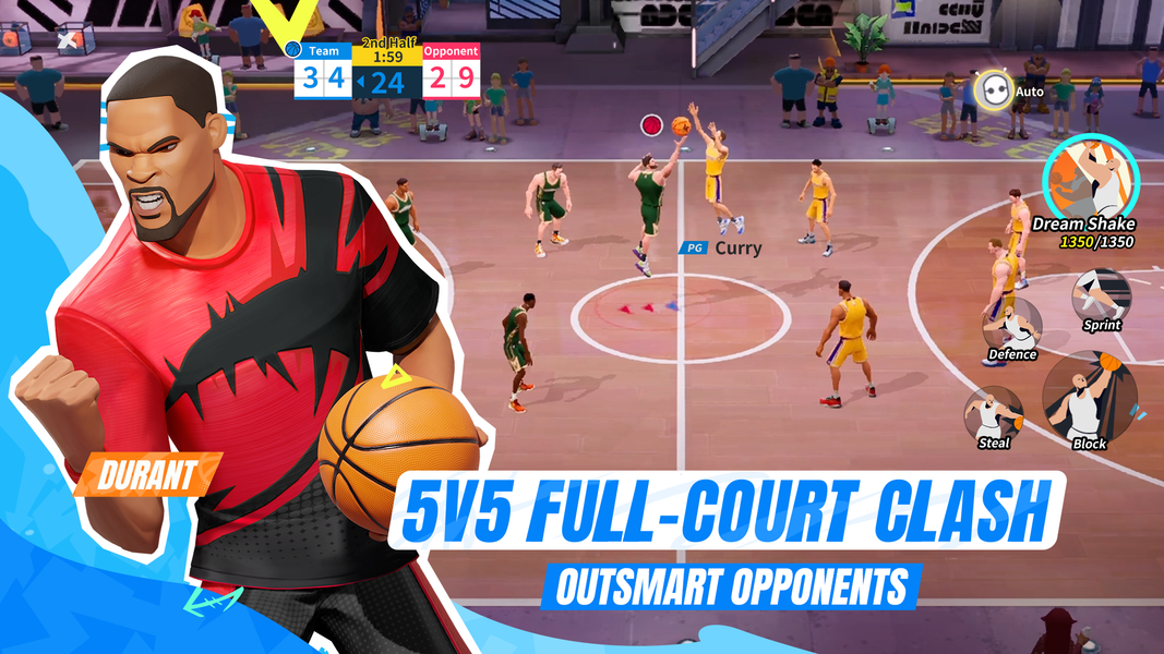 Dunk City Dynasty - Gameplay image of android game