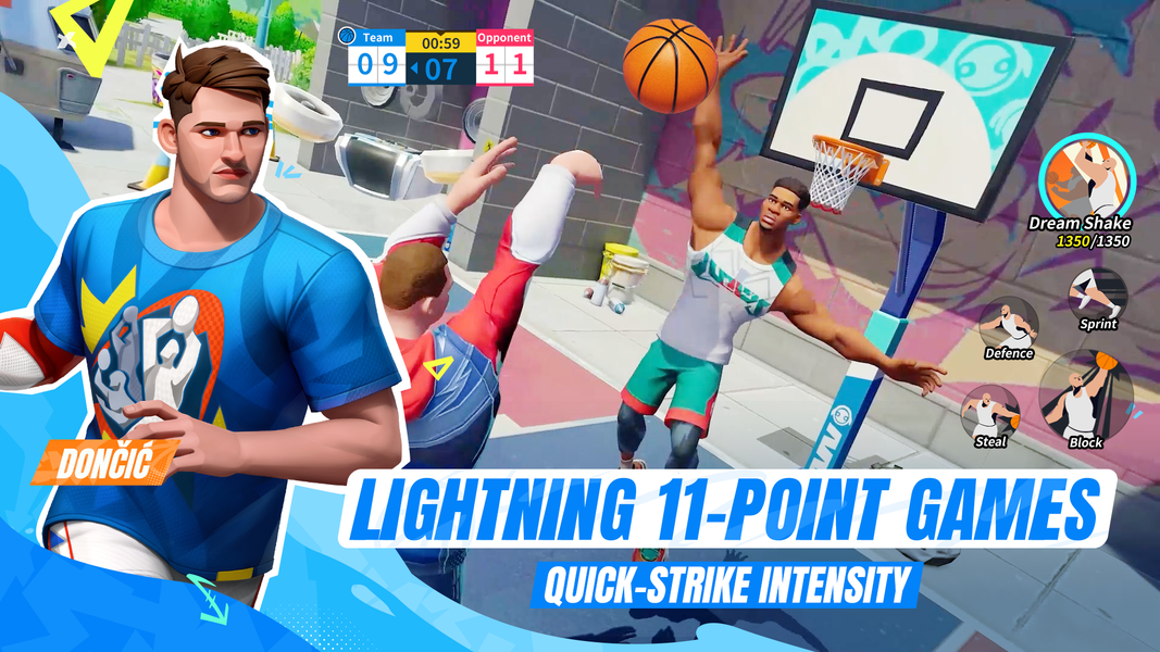 Dunk City Dynasty - Gameplay image of android game