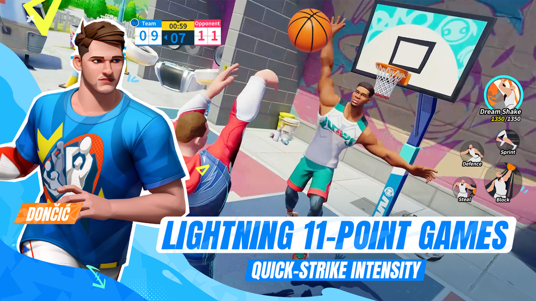 Dunk City Dynasty - Gameplay image of android game