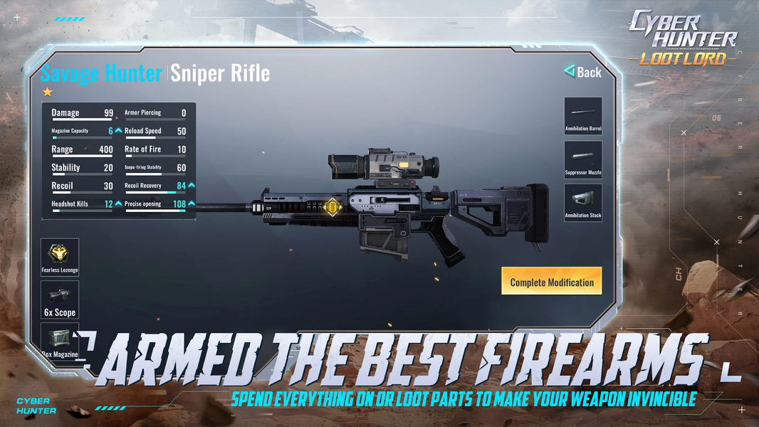 Cyber Hunter Lite - عکس برنامه موبایلی اندروید