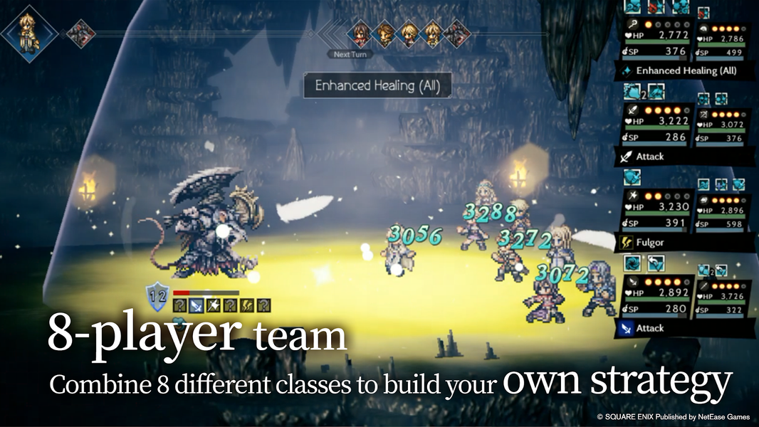 OCTOPATH TRAVELER: CotC - Gameplay image of android game