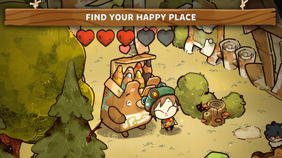 Cozy Grove: Camp Spirit - Gameplay image of android game