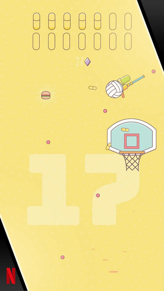 Shooting Hoops - Gameplay image of android game