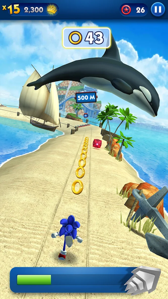 Sonic Prime Dash - Gameplay image of android game