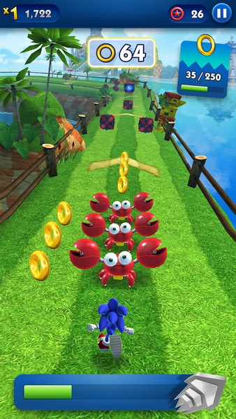 Sonic Prime Dash - Gameplay image of android game