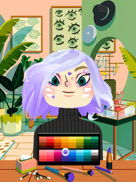Toca Boca Hair Salon 4 NETFLIX - Gameplay image of android game