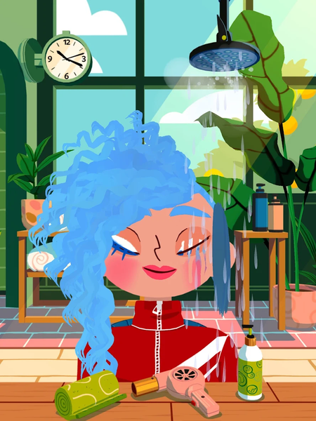 Toca Boca Hair Salon 4 NETFLIX - Gameplay image of android game