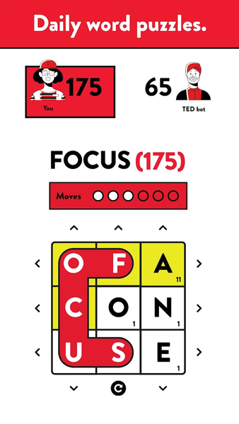 TED Tumblewords NETFLIX - Gameplay image of android game