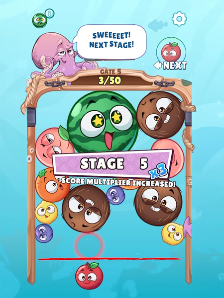 Underwatermelon: Fruit Merge - عکس بازی موبایلی اندروید