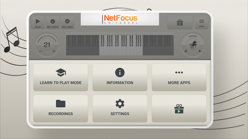 Virtual Piano Keyboard - عکس برنامه موبایلی اندروید