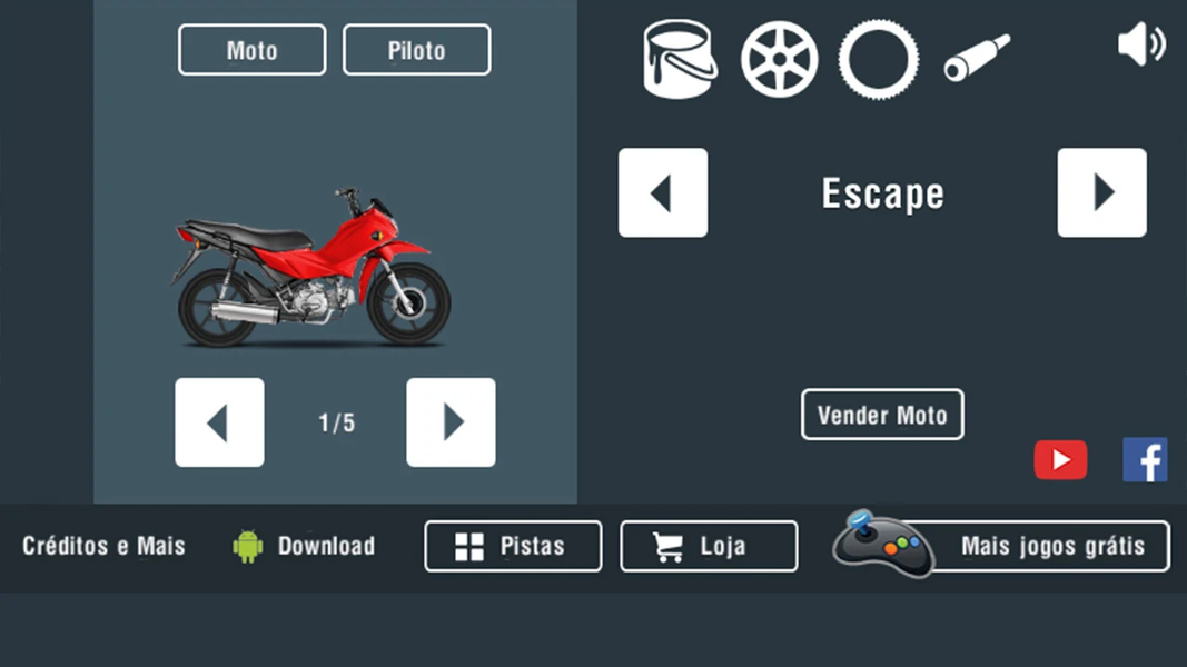 Moto Wheelie 2 Plus - Gameplay image of android game