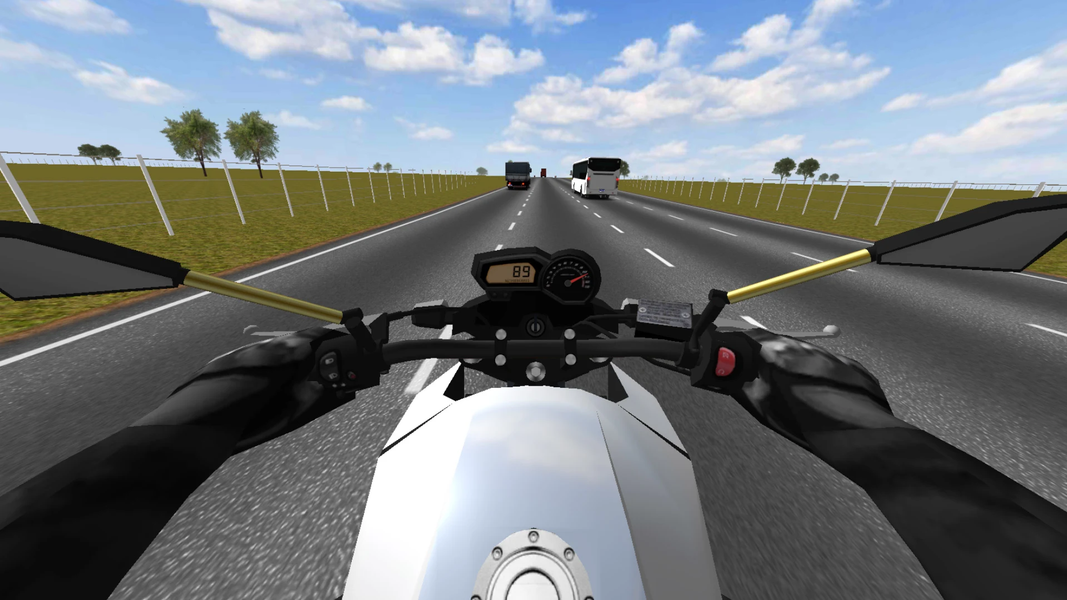 Moto Wheelie 3D - Gameplay image of android game