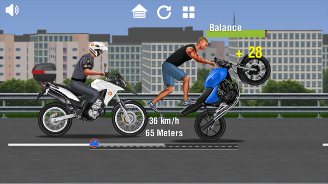 Rider Escape Plus - Gameplay image of android game