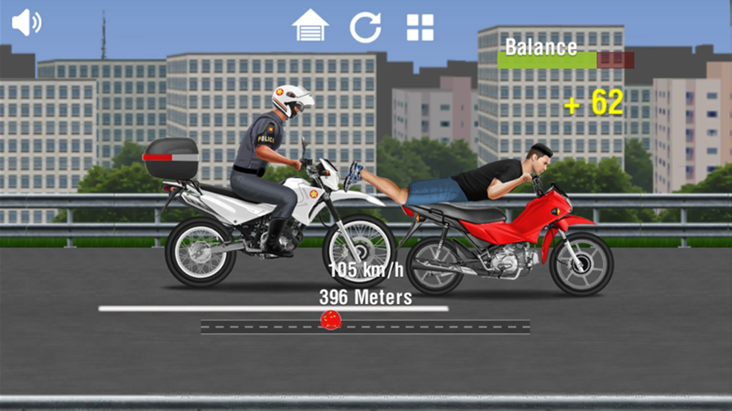 Rider Escape Plus - Gameplay image of android game