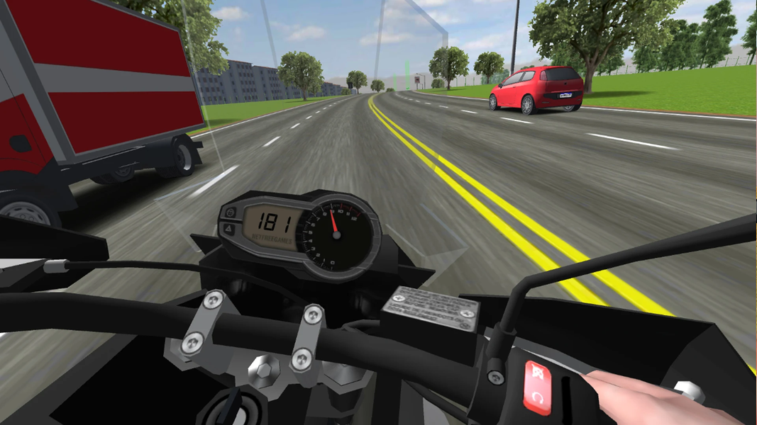 Traffic Motos 2 - Gameplay image of android game