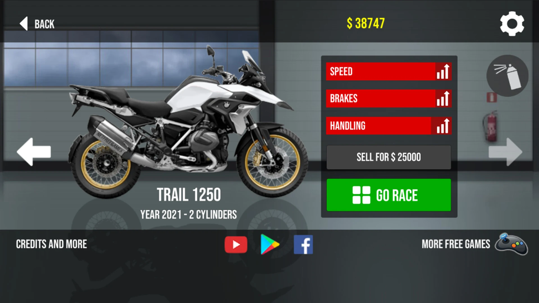 Traffic Motos 2 - Gameplay image of android game