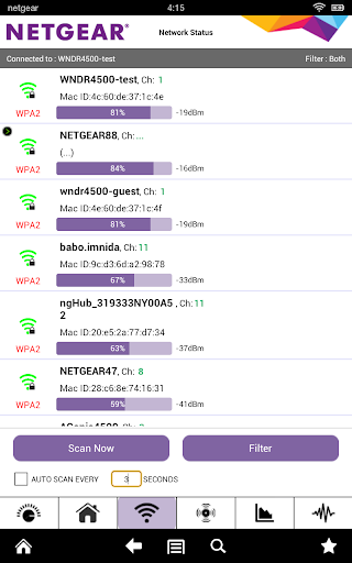 NETGEAR WiFi Analytics - Image screenshot of android app