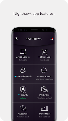 NETGEAR Nighthawk WiFi Router - عکس برنامه موبایلی اندروید