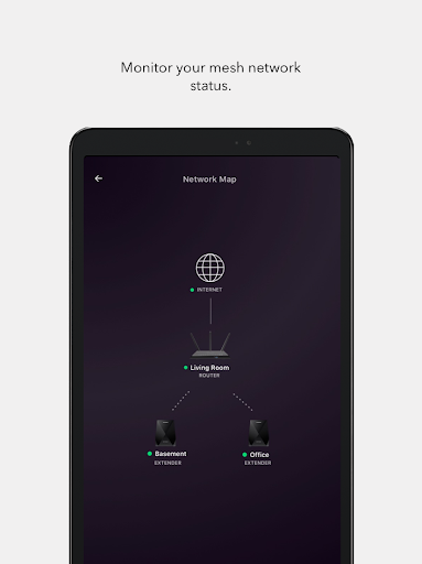 NETGEAR Nighthawk WiFi Router - Image screenshot of android app